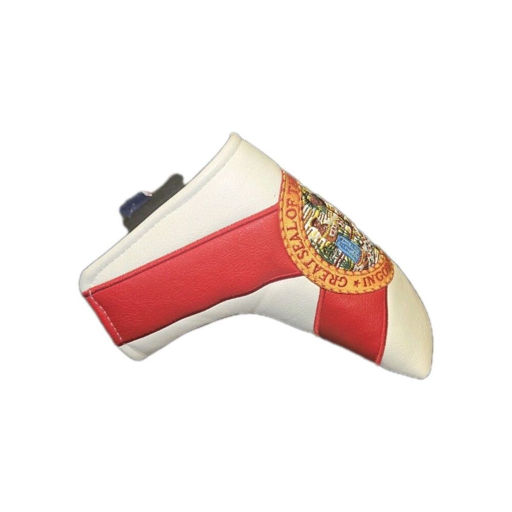 CMC State of Florida Blade Putter Headcover with Flag Seal Magnetic Limited Ed.